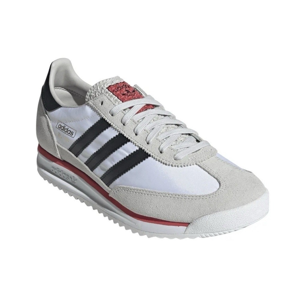 Adidas Men's SL 72 RS Sneakers Cloud White Core Black Grey JS0746 Size 9.5 NEW - Picture 9 of 13